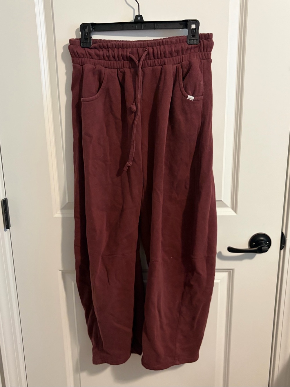 Women’s Maroon Drawstring Sweatpants